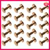 20X Arc Solid Brass Button Stud Screw Nail Screw Back Leather Rivet Belt 8Mm