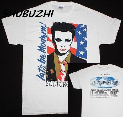 

CULTURE CLUB LETS BE MODERN BOY GEORGE TSHIRT new men t shirt fashion oneck tshirt cotton casual tshirt homme 4XL