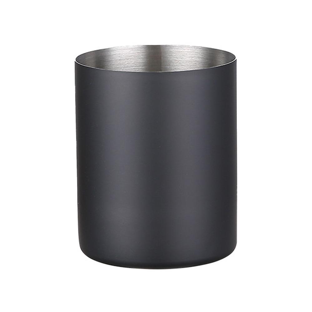 1pcs Thickened Pen Container Stainless Steel Stationery Storage Bucket Simple Pen Holder  Students
