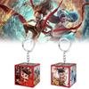 2 Ne Zha Multicolor Luminescence Keychain Movie Merchandise Keyring Pendant