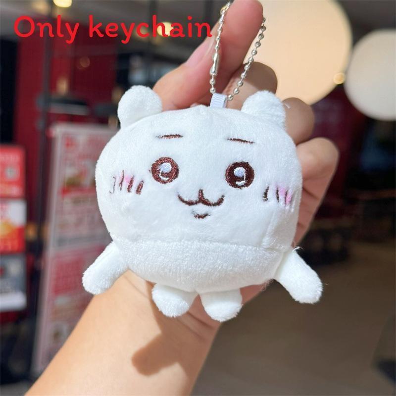 Joke Bear Chiikawa Hachiware Plush Keychain For Backpack Decor