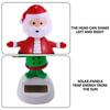Car Ornament Creative Solar Swing Doll Shaking Santa Claus Gift Cartoon Christmas Gifts Car Decoration for Children