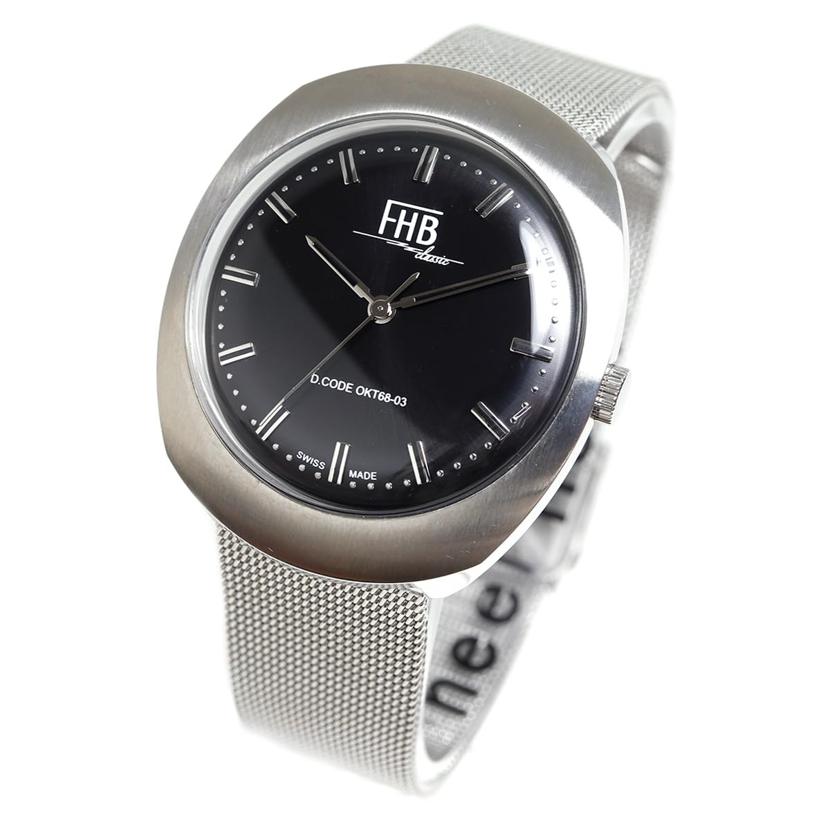 

FHB (NOAH) F930BK-MT Classic Swiss Made Watch срібний