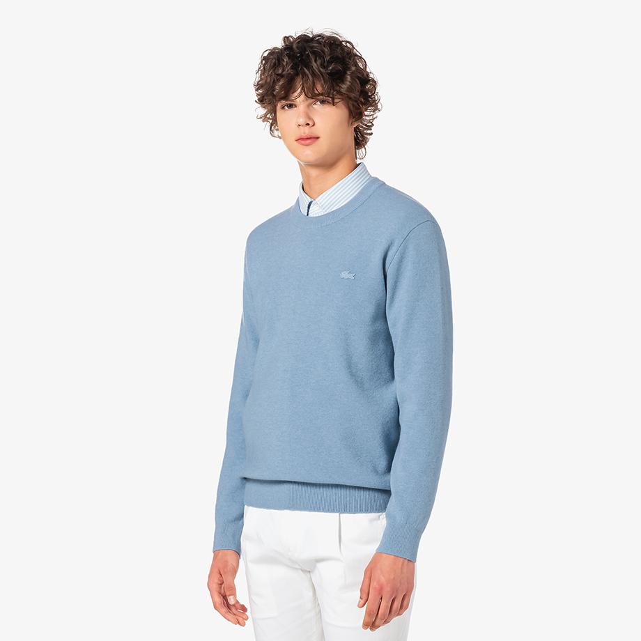 [Lacoste] Men's Basic Crew Neck Pullover AH596E-55NHBP