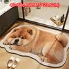 Decorative Carpet Dog Shaped Rug Special-shaped Entryway Mat Animal Floor Mat  Bedroom Decor