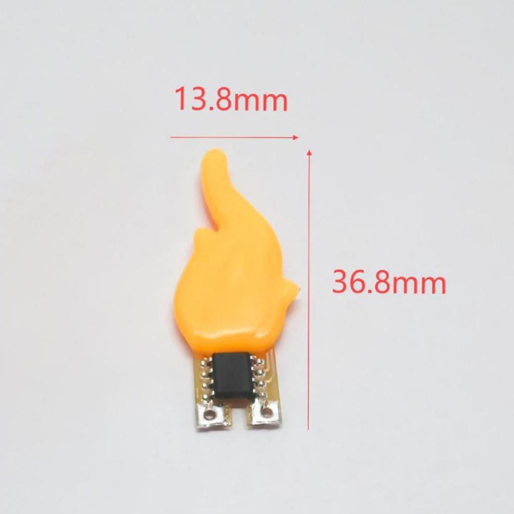 3v Led Flame Light 0.5w 20ma Cob Chip 1800k Decoration Home Fire Wick Leds Lamp Diy Bulb Candles Edison Accessories Candle Diode