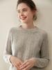 Women's Loose Fit Cashmere Knit Sweater - A/W 2026 Color Dot Pullover