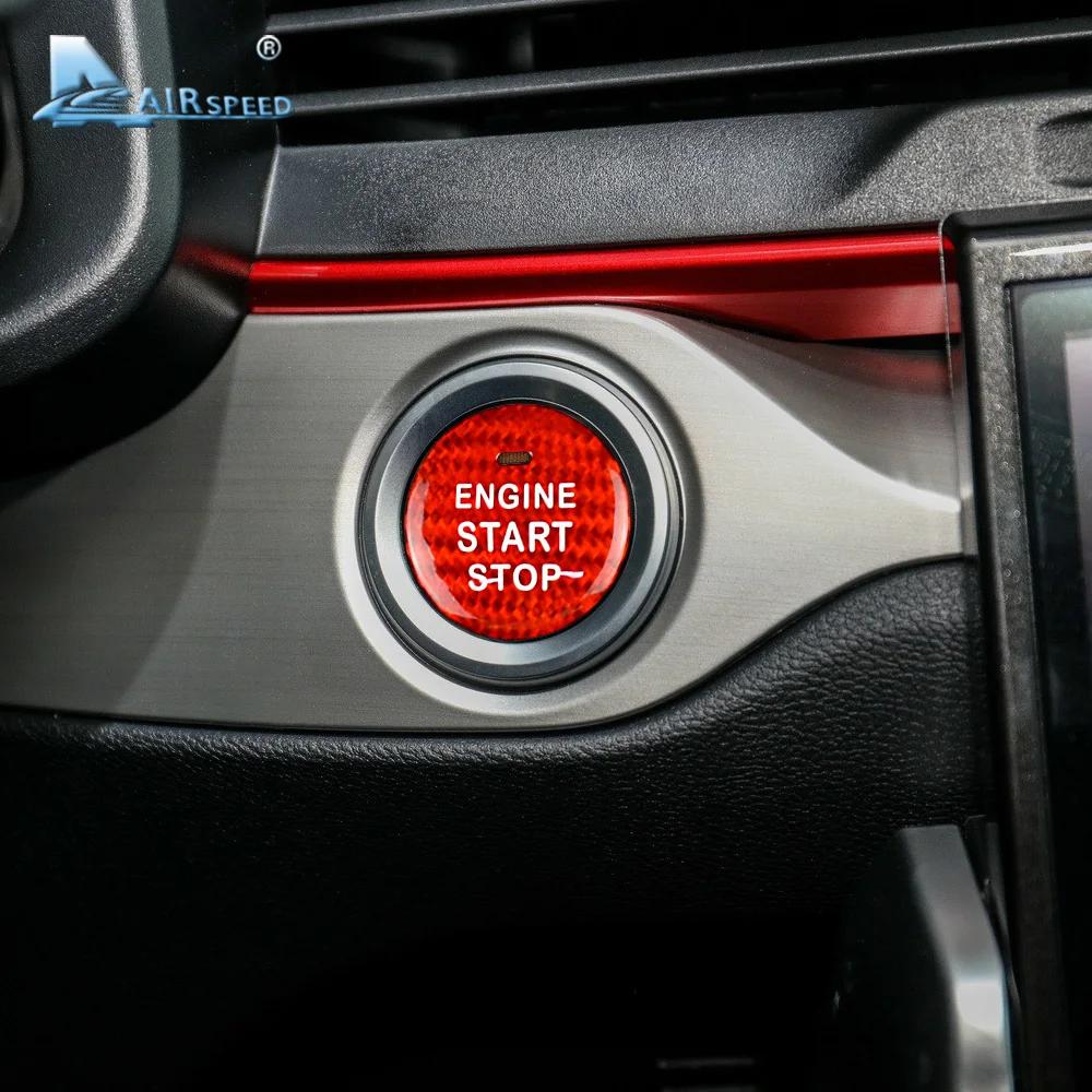 Carbon Fiber Engine Start Button Sticker for Haval H2 H4 H6 H7 H8 H9 C50 M6 F7 WEY VV5 VV6 P8 2015-2023
