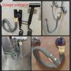 Flexible Faucet Extender 30/50cm Flexible Outlet Hose 360° Rotation Flexible Fixation 201 Stainless Steel And Plastic Structure