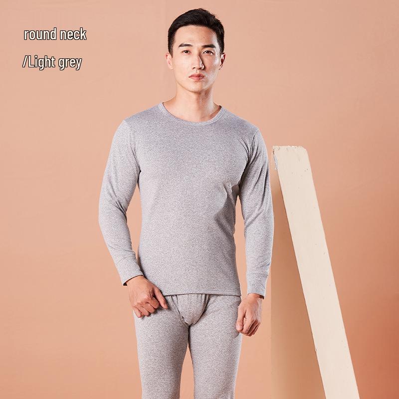 Men's Extra Thick Fleece Lined Thermal Underwear Set - Heat Retaining and Cold Resistant Long Johns for Autumn and Winter.
