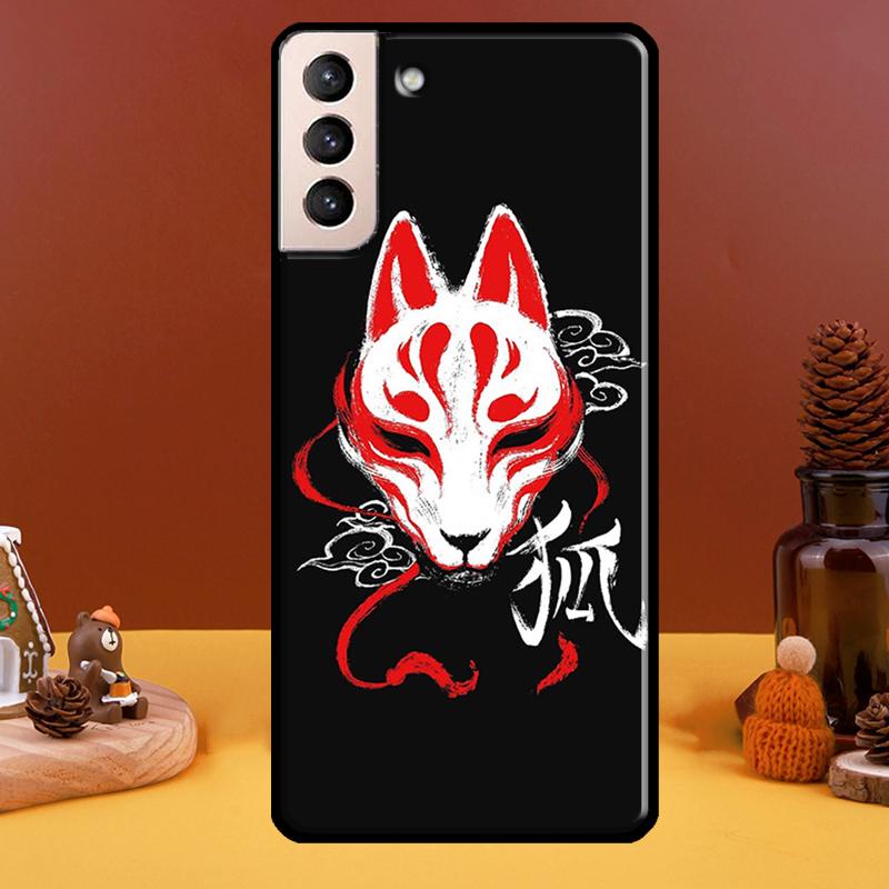 Fuchs Hülle im japanischen Stil für Samsung Galaxy S21 Ultra S20 FE S8 S9 S10 Note 10 Plus Note 20 S22 Ultra Hülle
