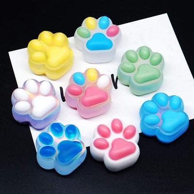 14Pcs Cute Cat Paw Candle DIY Silicone Mold Aromatherapy Candle Soap Making Mold Resin Molds Home Decoration