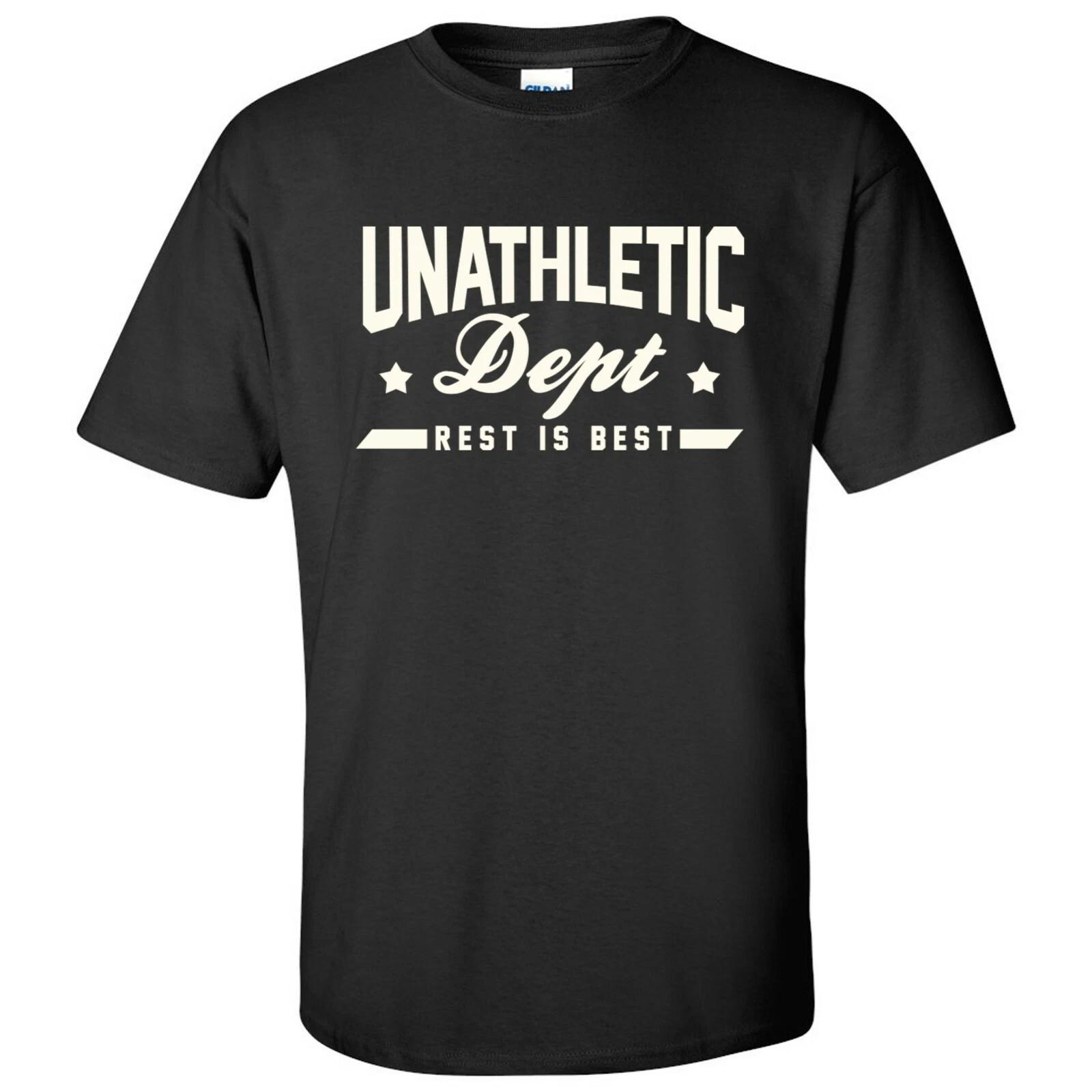 Unathletic Department Funny Basic Cotton T-Shirt 4XL