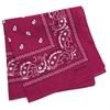 Trifong Bandana Rot Paisley Erwachsene Baumwolle 100% Großes Cashew-Muster Herren Damen Taschentuch 55cm x 55cm Kirsche