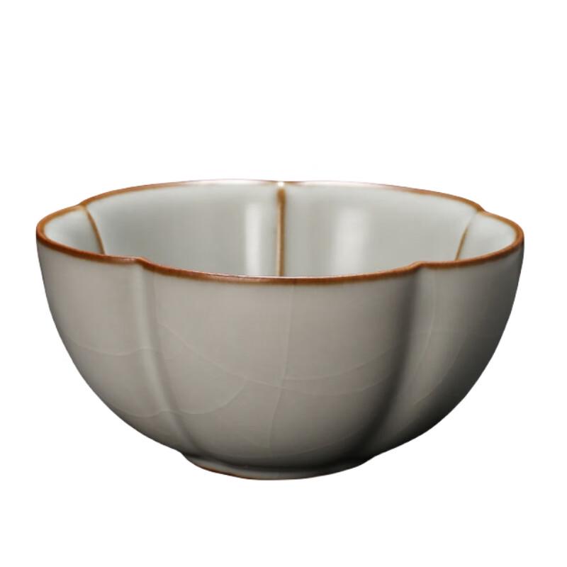 Ru Kiln Ceramic Crackle Glaze Master Tea Cup