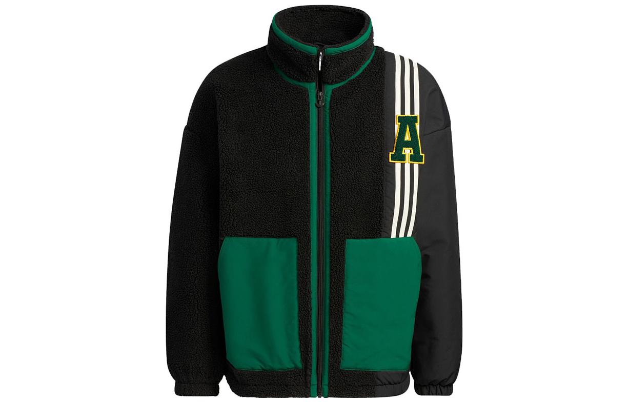 Adidas Originals Velvet Jackets Unisex Multicolor Stand Collar Thickened HY7233 S