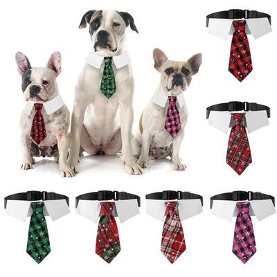New Adjustable Christmas Dog Necktie Fashion Comfortable Bow Tie Collar Lovely Formal Tie Cat