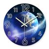 High-Standard Creative Earth Premium-Quality Luminous Top-Grade Wooden Premium-Quality Wall Top-Grade Clock Premium-Quality Living Interior