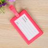 Pvc Luggage Tag Soft Silicone Cartoon Boarding Tag Creative Baggage Suitcase Id Addres Holder Boarding Tag Portable Flight Label