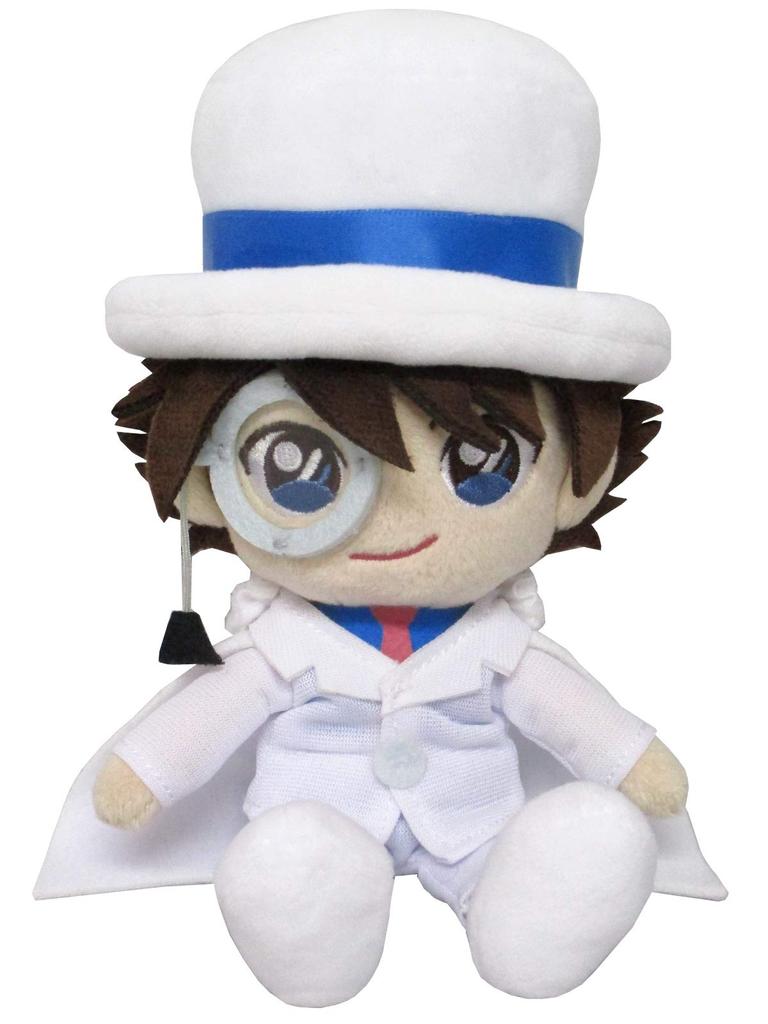 Sanei Boeki Detective Conan Fluffy Friends Kaito Kid (S) W9.5 x D9 x H18cm Plush Toy