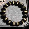 Natural Golden Cat's Eye Obsidian Bracelet