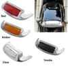 Motorcycle Accessory Front Fender Tip Light Chrome Mudguard Light ABS Plastic For Electra Glide Ultra Limited FLHTK 2014-2023