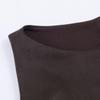 Spring 2026 Spicy Girl Leather Effect Jumpsuit Skirt 