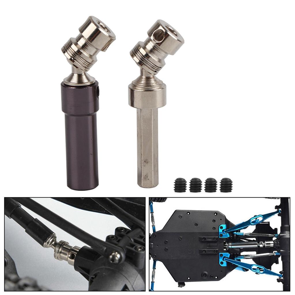 Aluminum Alloy Rear Center Drive Shaft for WLtoys 1 12 2423 RC Car Accessory (Titanium 0025T)