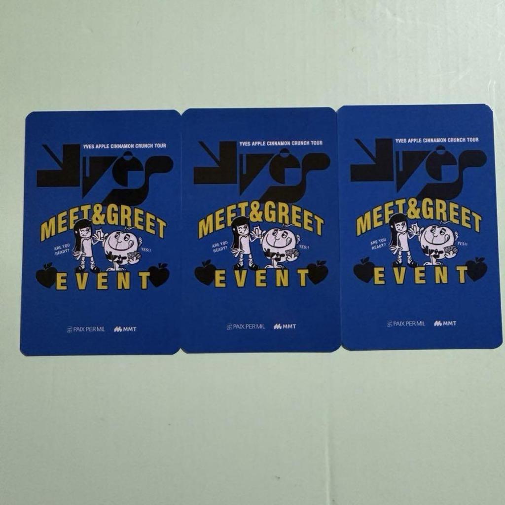 [USED] Yves Ibu 2025 MEET & GREET EVENT Participation Bonus Trading Card