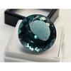 Natural Tourmaline Teal Blue 20-21 Ct Round Cut Stunning Loose Gemstone