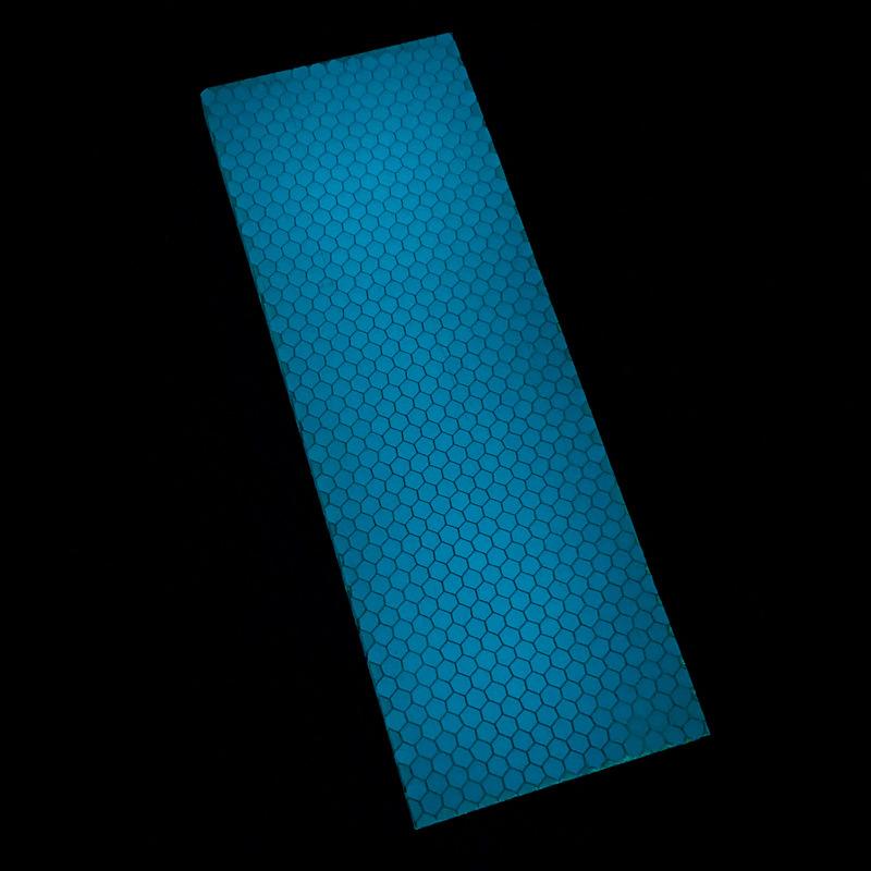 120x40x8MM C-Tek Honeycomb Pattern Resin Material for DIY Knife Handle Making Material Luminous Resin Material-1piece