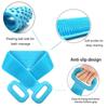 Body Sponge Silicone Brushes Bath Towels Scrubber Rubbing Back Peeling Massage Shower Belt Extended Skin Clean Brushes