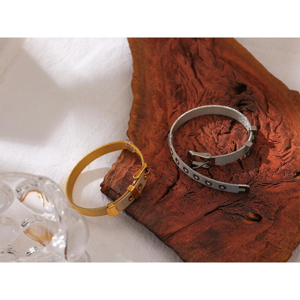 Eetit Rustfritt stål geometrisk armbånd for kvinner