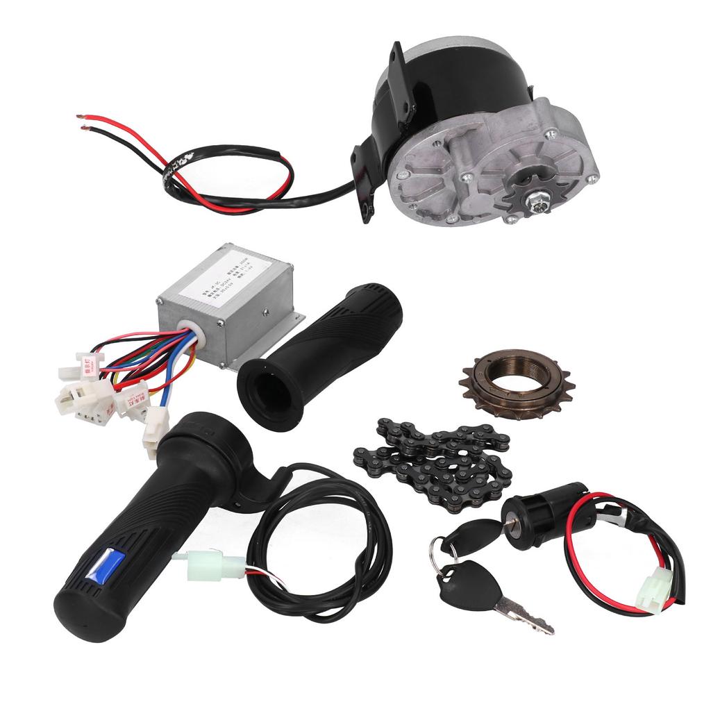 MY1025Z2 DIY Brush Motor Set Electric Conversion Kit for Electric Bicycle Scooter 24V 250W