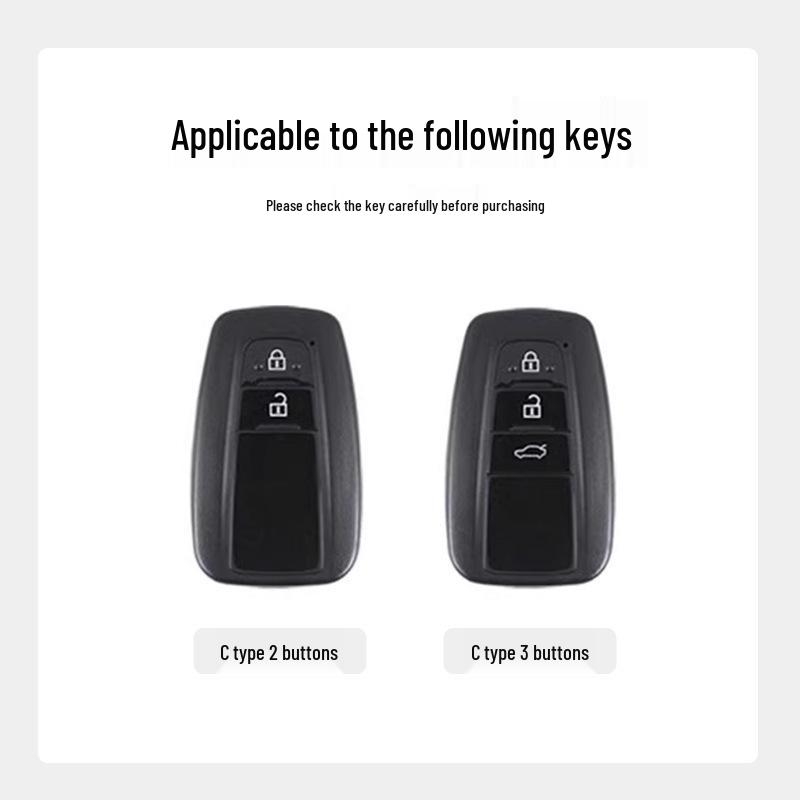 Toyota Key Case for Camry, Corolla, RAV4, Asia Dragon, Veloster, Highlander, and Feng