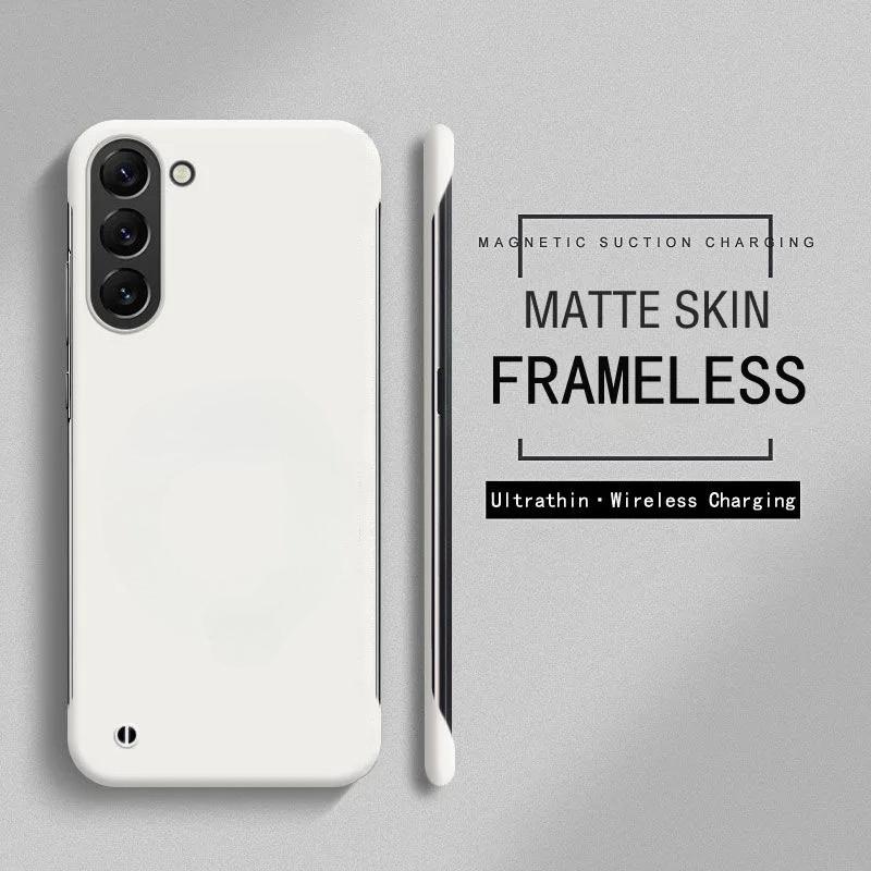 Ultra Thin Frameless Hard PC Phone Case For Samsung A55 A35 A15 A05S A54 A34 A24 A73 A53 A23 A52/S A32 A22 F05 M05 F55 M55 Cover