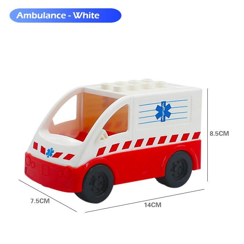 Duplo Children's DIY large size building blocks accessories car bricks compatible with Dupols parts truck aircraft toys