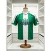 Men's Retro Nigeria Style Soccer Jersey Quick Dry Breathable V-Neck Short Sleeve Football Training T-shirt for Family Kids Tees