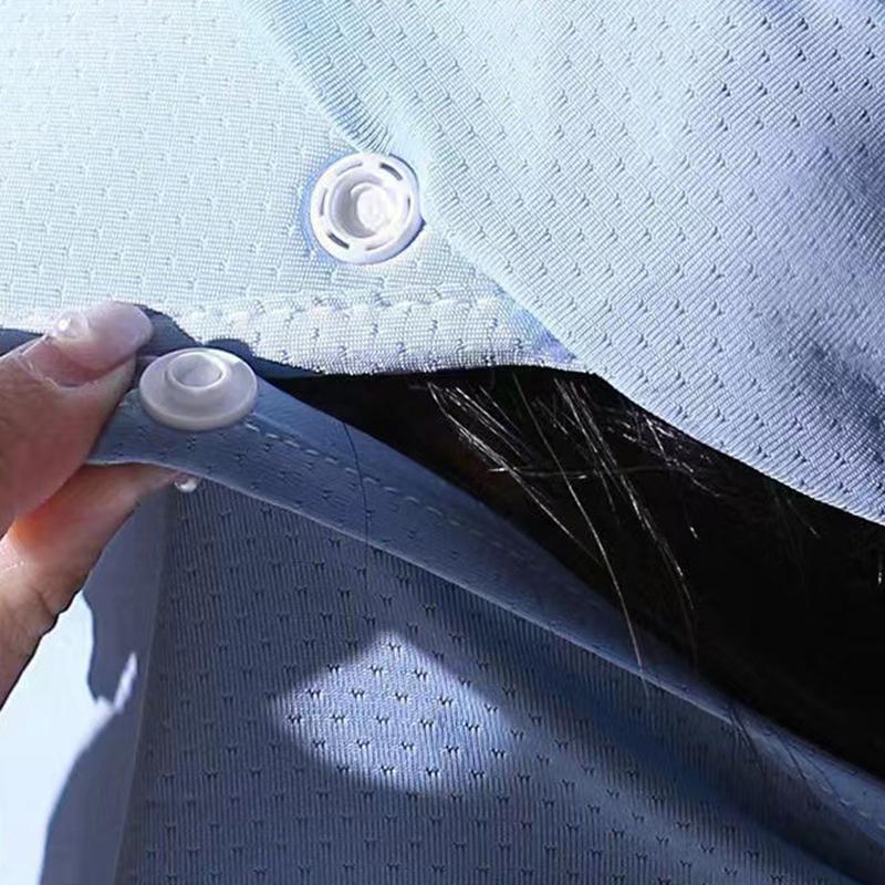 Umbrelă de soare pentru față cu gâtul de vară Pălărie de soare cu protecție UV Pălărie cu boruri late, detașabilă, respirabilă, pentru gât, șapcă de baseball cu vizor șapcă de plajă