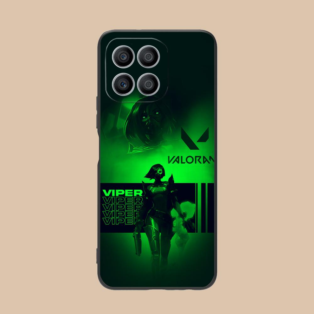 Valo Viper Phone Case for Honor 90 80 70 60 50 30 20 10 9 8 7 Pro S SE Lite 5G Soft TPU Shockproof Cover