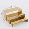 3Pcs Riser Display Stands Handbag Shoe Display Racks for Purse Toys Figures