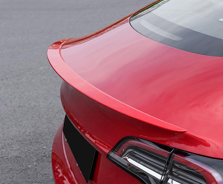 Compatible with Tesla Model 3 Original Rear Spoiler Wing Diffuser, No Drilling Required.