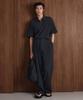 TNGT [Set] Kinoshita Collarless Jacket & Maxi-Wide Pants (Grey) 0Tpa6E007G2