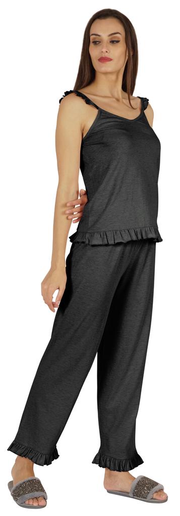 Inkmeso Sexy Lingerie Nightwear Set For Women s 2 Pcs Sleepwear Sets Tank Top