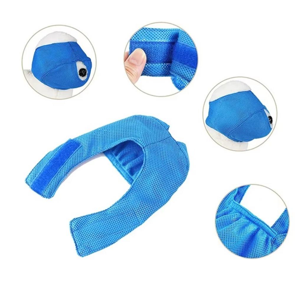 Breathable Cat Muzzle Mesh Cat Mouth Guard Muzzle New Anti Bite Muzzles  Kitten Bathing Bag
