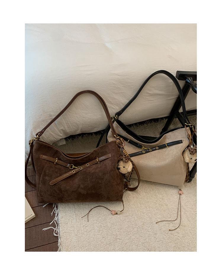 Suede Retro Multi-Functional Chic Crossbody Shoulder Bag and Backpack