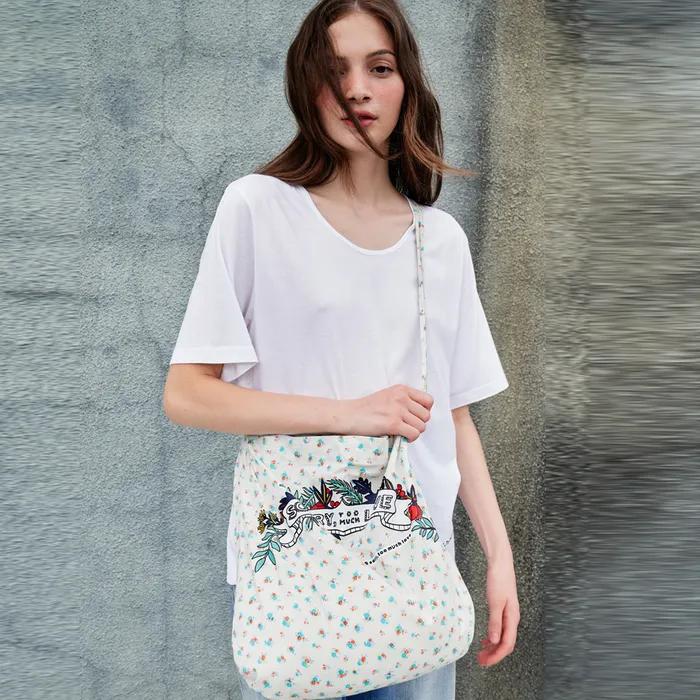 Soluv Party Flower Eco-Bag_Ivory