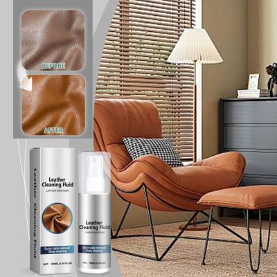 Leather Cleanser Oil Film Removal Remove Stains Clean Degreased Leather Protective Cleanser100ml