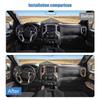 ABS Decoration Cover Steering Wheel Central Control Protection Sticker For Chevy Silverado 2019-2021 4-Door Premium Version Interior Accessories