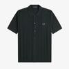 Fred Perry [Sharp] Button-Through Short Sleeve Shirt - Night Green Afpm2519727-Q20